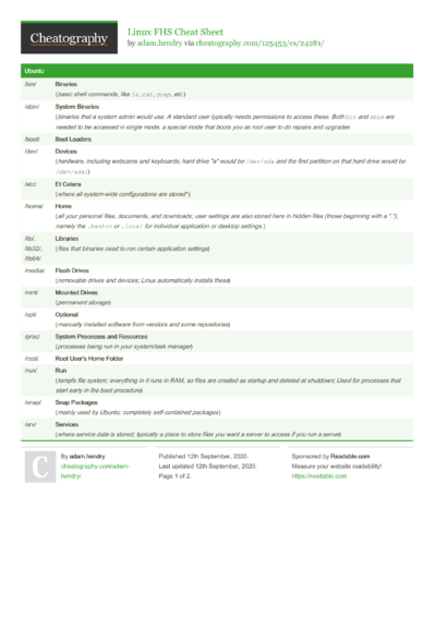 Robocopy Cheat Sheet by RomelSan - Download free from Cheatography ...