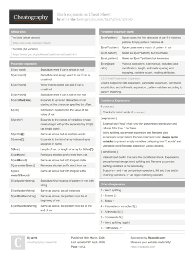 Postgresql settings/config quick reference Cheat Sheet by armk ...