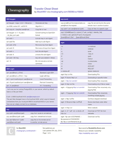 Wget Cheat Sheet