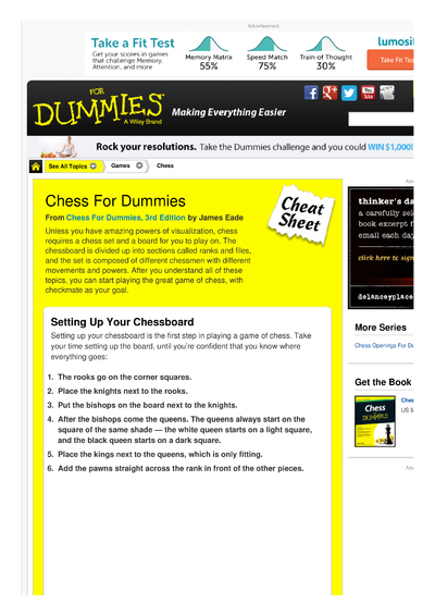 External Cheat Sheets by For Dummies - Cheatography.com: Cheat Sheets ...