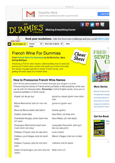 External Cheat Sheets by For Dummies - Cheatography.com: Cheat Sheets ...