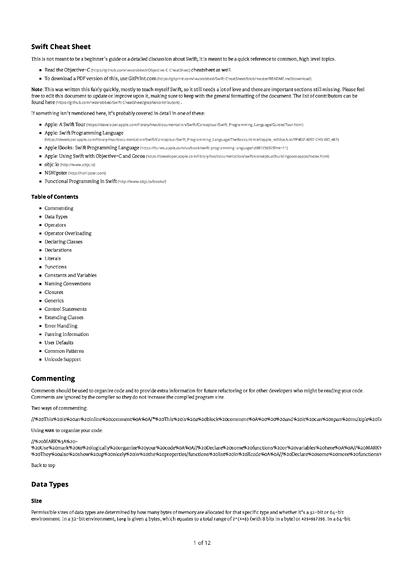 Autolayout Constrains Cheat Sheet by alr - Download free from ...