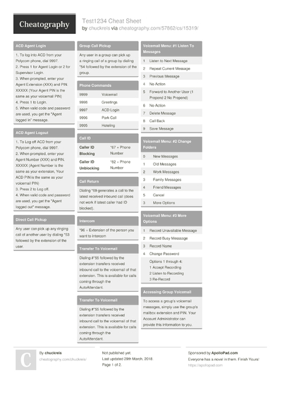 3 Phones Cheat Sheets - Cheatography.com: Cheat Sheets For Every Occasion