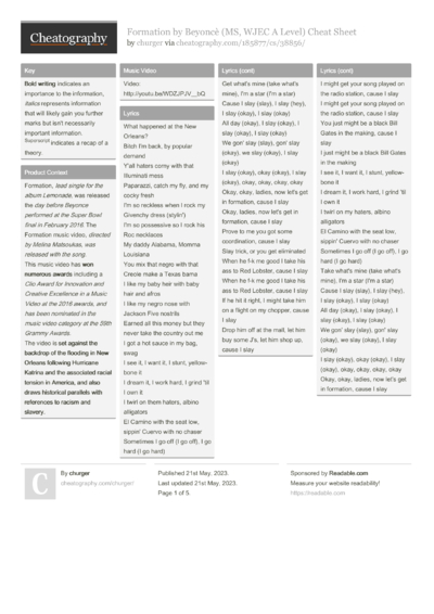 Media Studies A Level - Tide Cheat Sheet by churger - Download free ...