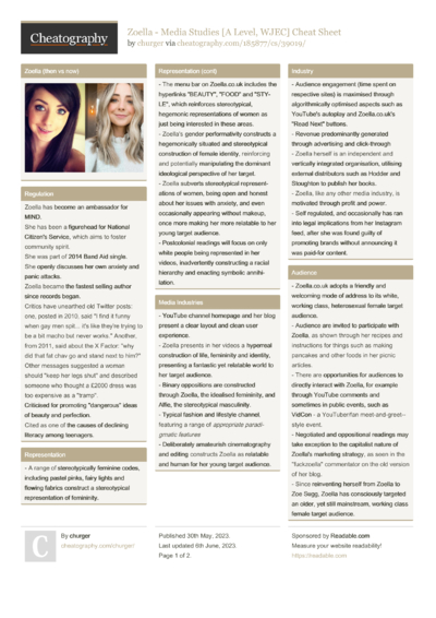 The Bridge [Media Studies, A Level, WJEC] Cheat Sheet by churger ...