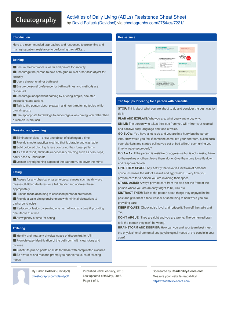 activities of daily living care plan activities of daily living care plan