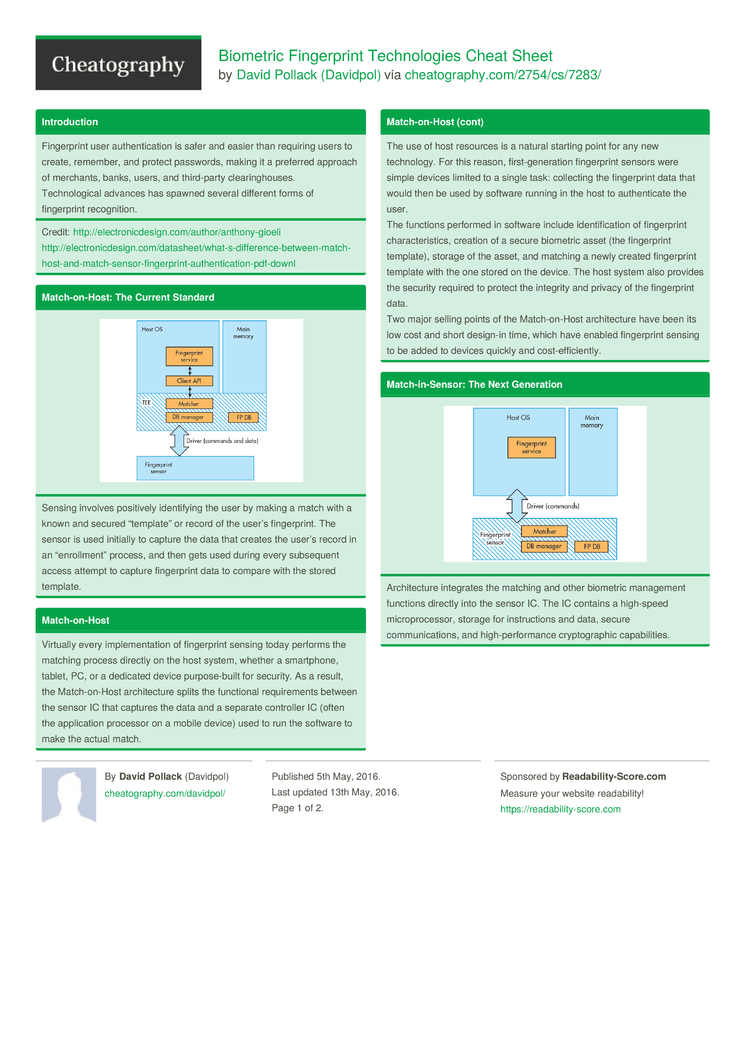 Biometrics fingerprint recognition pdf free download