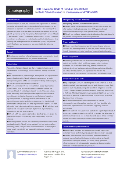 Mindfulness Healing Cheat Sheet by Davidpol - Download free from ...