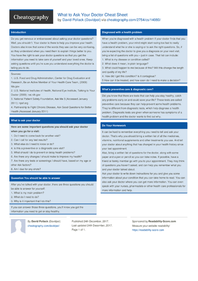 MDS Assessment-Based Quality Measures Cheat Sheet by Davidpol ...