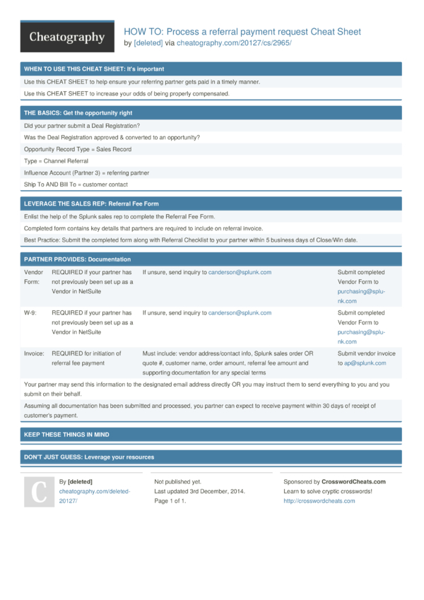 how-to-process-a-referral-payment-request-cheat-sheet-by-deleted