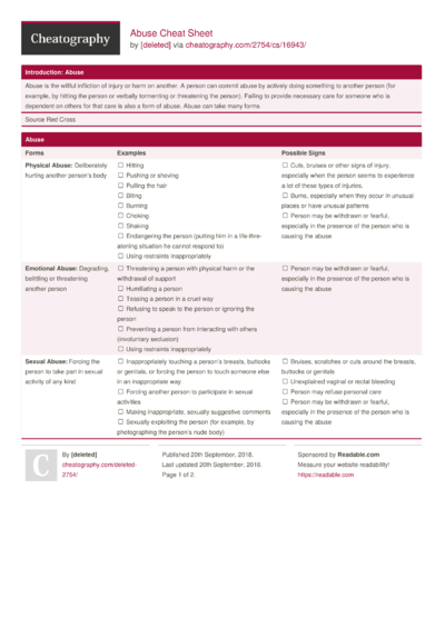 61 Physics Cheat Sheets - Cheatography.com: Cheat Sheets For Every Occasion