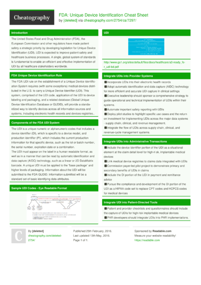 2 Barcode Cheat Sheets - Cheatography.com: Cheat Sheets For Every Occasion