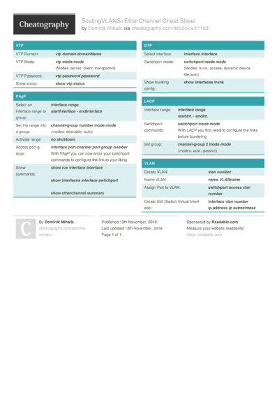 22 Nvs Cheat Sheets - Cheatography.com: Cheat Sheets For Every Occasion