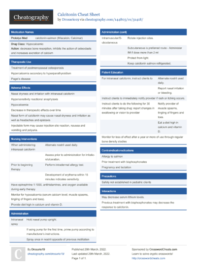 Cheat Sheets Matching 