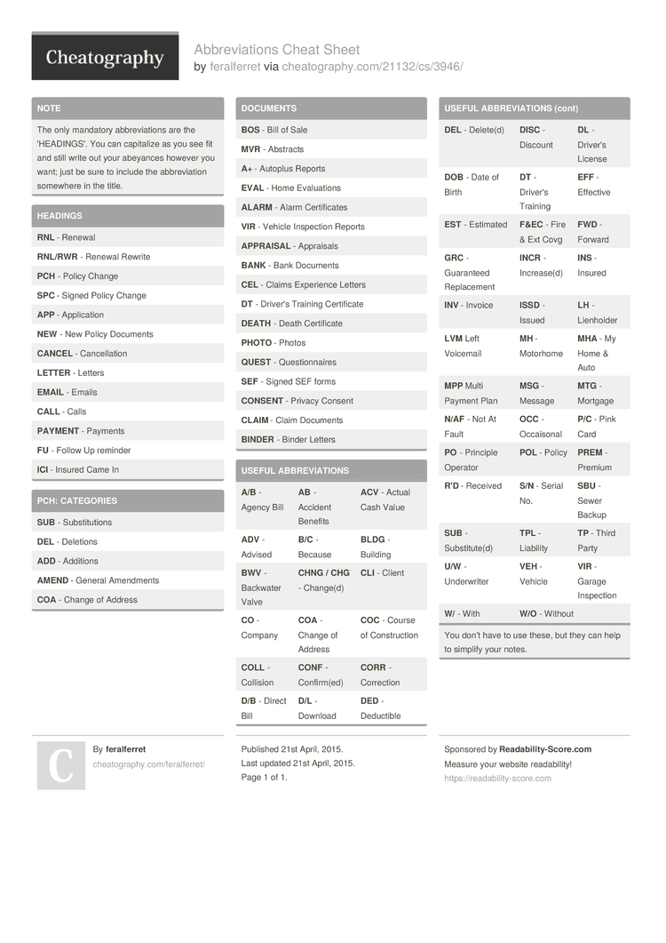 touchdown abbreviation