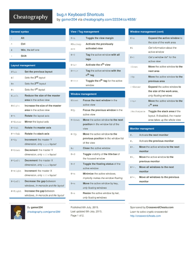 142 Windows Cheat Sheets - Cheatography.com: Cheat Sheets For Every ...