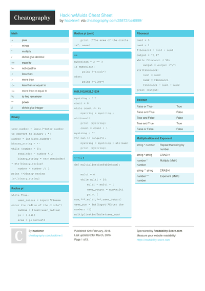 Eggs Cheat Sheet by Cheatography - Download free from Cheatography ...