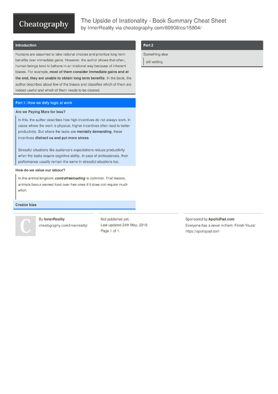 10 summary cheat sheets cheatography cheat sheets for every occasion