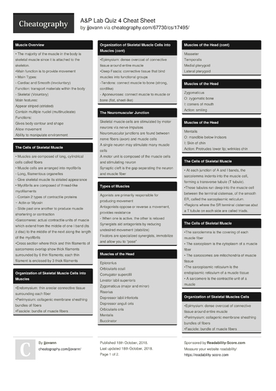 Chapter 9.1 Cheat Sheet by jjovann - Download free from Cheatography ...