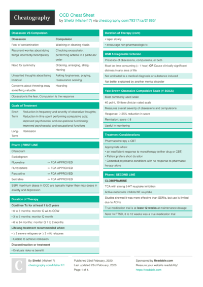 Pharmacology of Antipsychotic Agents Cheat Sheet by kfisher17 ...