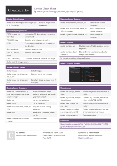 Files and Internet Scrapping Python Cheat Sheet by leenmajz - Download ...