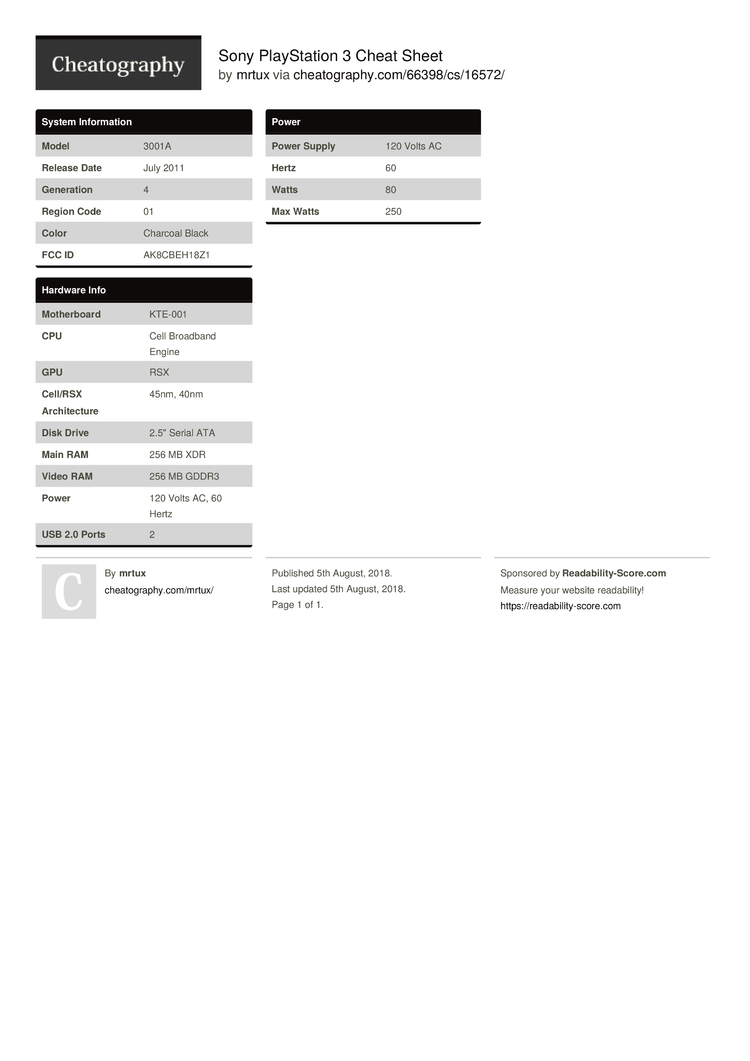 PlayStation 3 Architecture