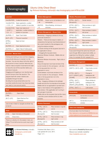 1216 Software Cheat Sheets - Cheatography.com: Cheat Sheets For Every ...