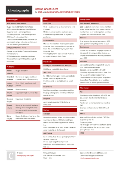 48 School Cheat Sheets - Cheatography.com: Cheat Sheets For Every Occasion