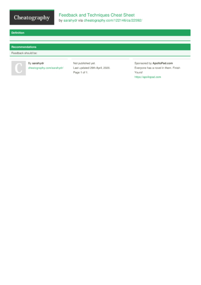 14 Esl Cheat Sheets Cheatography Cheat Sheets For Every Occasion