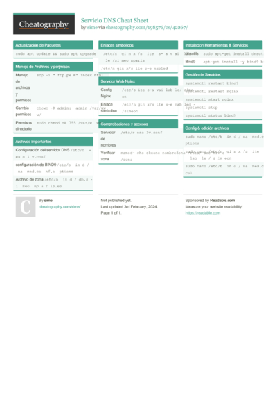 32 Aws Cheat Sheets - Cheatography.com: Cheat Sheets For Every Occasion