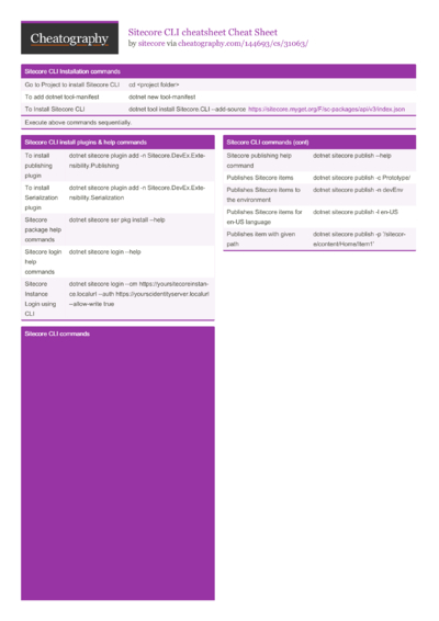 Download Free Cheat Sheets or Create Your Own! - Cheatography.com ...