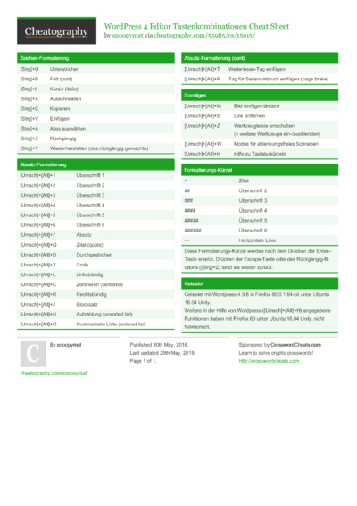 84 Computer Cheat Sheets - Cheatography.com: Cheat Sheets For Every ...