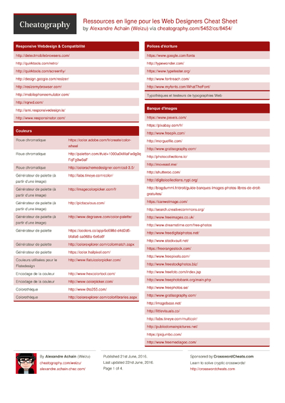 14 Cm Cheat Sheets - Cheatography.com: Cheat Sheets For Every Occasion